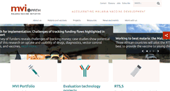 Desktop Screenshot of malariavaccine.org