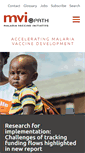 Mobile Screenshot of malariavaccine.org